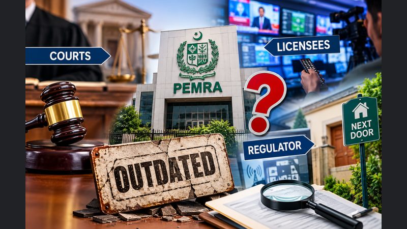 پیمرا ایف ایم لائسنس کی تجدید کے بحران کی عکاسی کرتا ہوا پاکستان میں ایف ایم ریڈیو ٹرانسمیٹر ٹاور