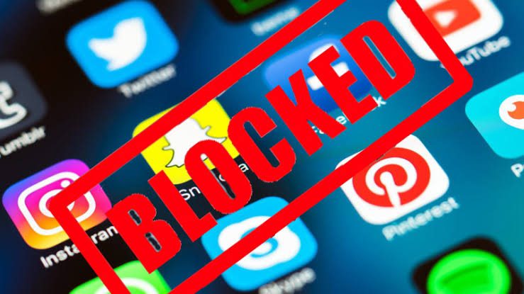 462 سوشل میڈیا اکاؤنٹس بند