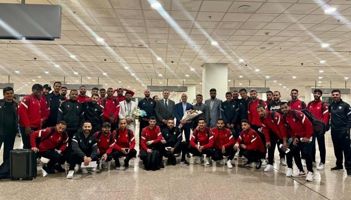 اردن کی فٹبال ٹیم 18 سال بعد پاکستان پہنچ گئی