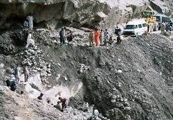 کوہ سلیمان رینج میں موسلادھار بارش اور لینڈ سلائیڈنگ