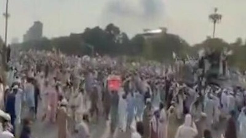 اسلام آباد میں مذہبی جماعتوں کا احتجاج