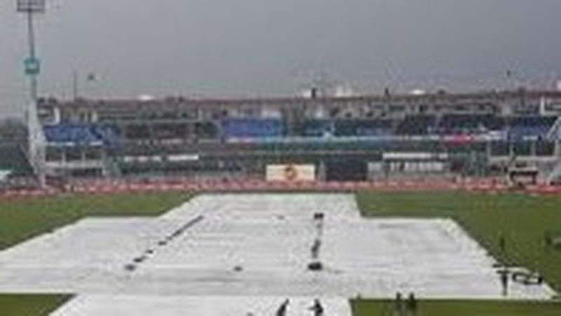 پاک بنگلہ دیش دوسرے ٹیسٹ کا پہلا دن بارش سے متاثر