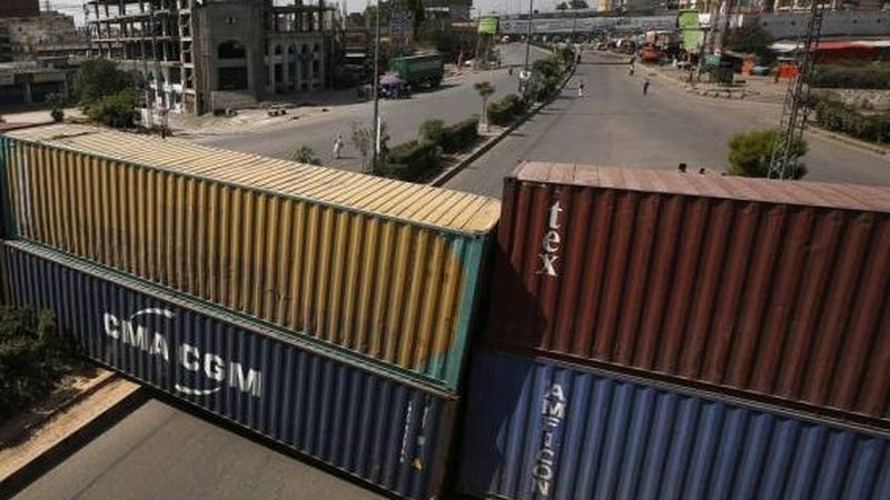 تحریک انصاف کا جلسہ: اسلام آباد کے داخلی اور خارجی راستے سیل