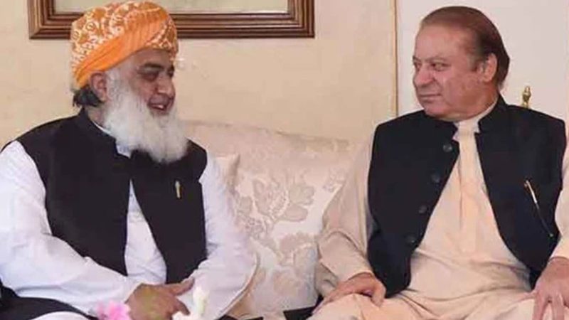 ایوان صدر میں نواز، فضل ملاقات آج متوقع