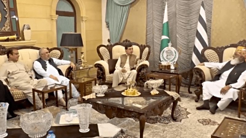26ویں آئینی ترمیم معاملہ: پی ٹی آئی وفد کی مولانا فضل الرحمٰن سے ملاقات