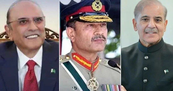 ایوان صدر میں تین بڑوں کی بیٹھک