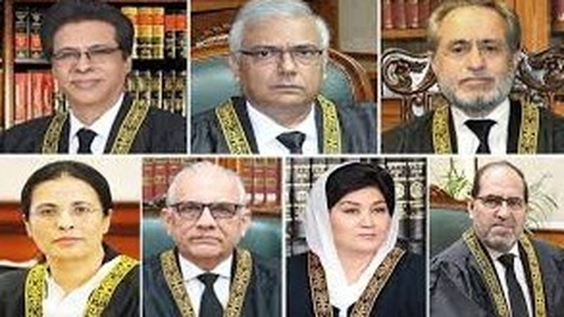 جسٹس امین الدین خان کی سربراہی میں 7 رکنی آئینی بینچ قائم