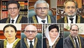 جسٹس امین الدین خان کی سربراہی میں 7 رکنی آئینی بینچ قائم