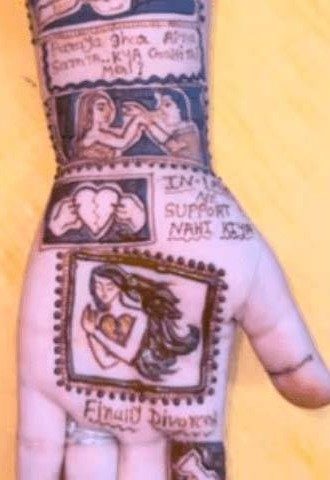 رسم حنا کے بعد ’’ طلاق مہندی‘‘ کا نیا ٹرینڈ
