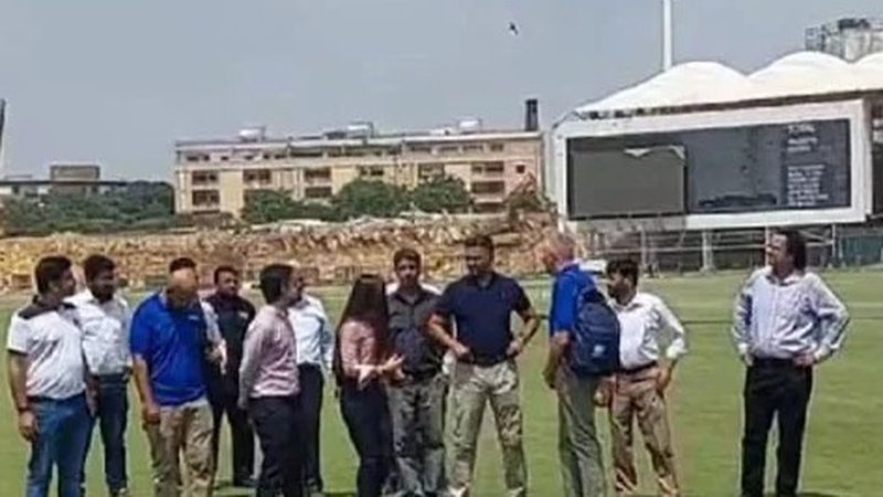 آئی سی سی کا وفد نیشنل اسٹیڈیم کراچی پہنچ گیا
