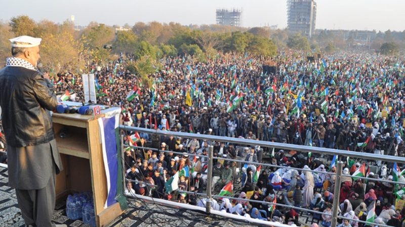 جماعت اسلامی کا ایف نائن پارک میں غزہ ملین مارچ
