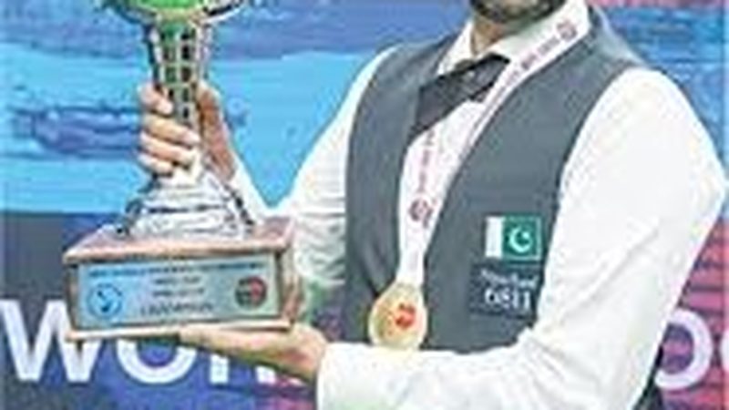 محمد آصف نے سارک اسنوکر چیمپئن شپ جیت لی