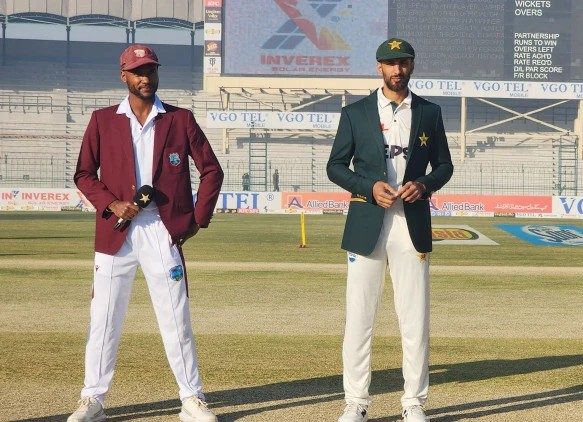 دوسرا ٹیسٹ:  ویسٹ انڈیز کا ٹاس جیت کر پہلے بیٹنگ کا فیصلہ