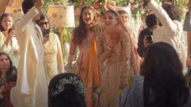 امیر گیلانی اور ماورا حسین کی اپنی شادی پر ڈانس کرنے کی ویڈیوز وائرل