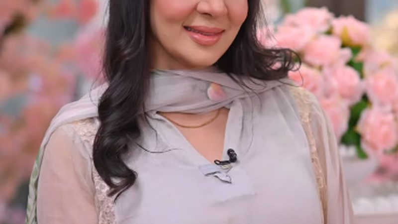 مرد کی کمائی میں ہی برکت ہے:  صائمہ قریشی