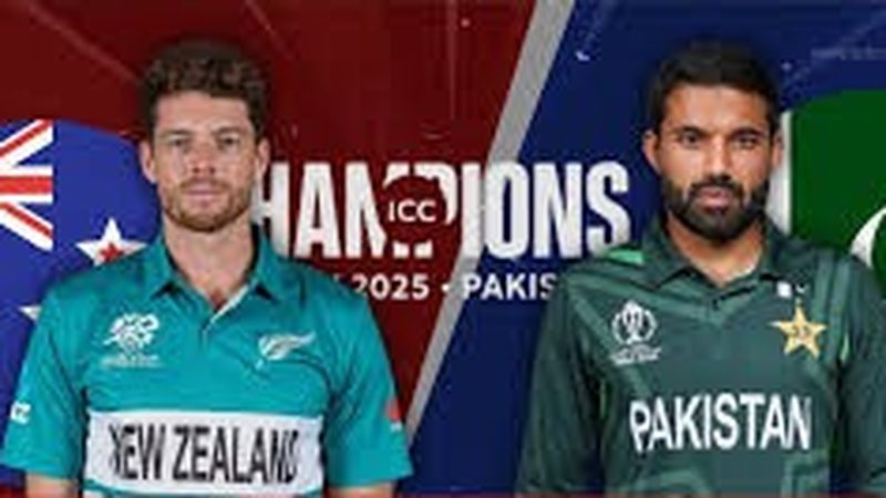 چیمپئنز ٹرافی 2025 کا پہلا میچ آج پاکستان اور نیوزی لینڈ کے درمیان ہوگا