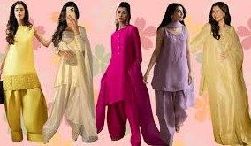 فیشن اسٹائل فرشی شلوار کے خوب چرچے