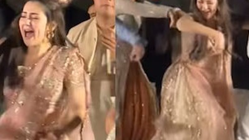 ہانیہ عامرکا شادی تقریب میں بھارتی گانے پر رقص