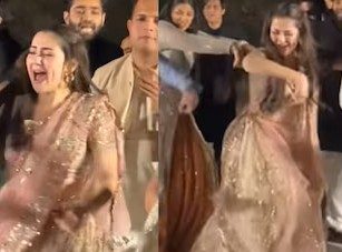 ہانیہ عامرکا شادی تقریب میں بھارتی گانے پر رقص