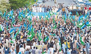 جماعت اسلامی کا اسلام آباد ایکسپریس وے پر مظاہرہ