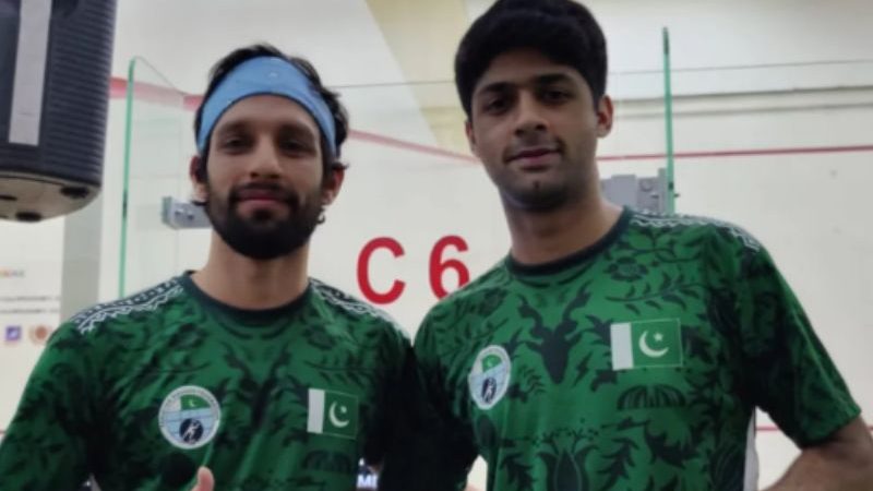 اسکواش چیمپئن شپ 2025:  پاکستانی جوڑی کو شکست