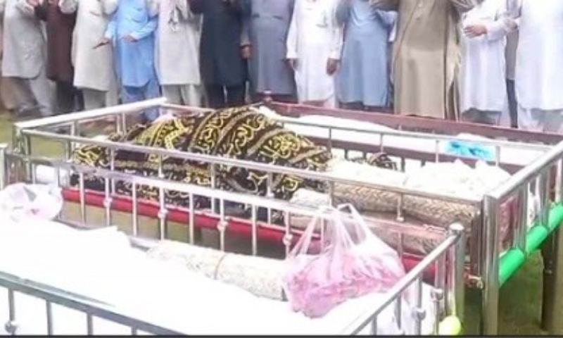 آٹھ افراد کی سیالکوٹ میں نماز جنازہ ادا