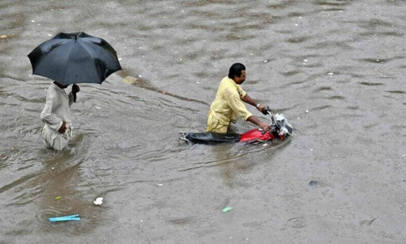 6 سے 10 جولائی کے درمیان موسلادھار بارشیں