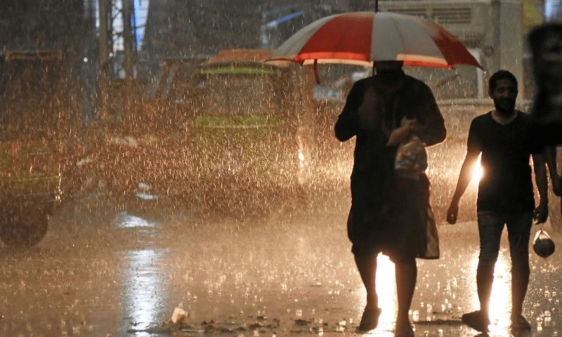 بارشوں کا سلسلہ جاری، شدید بارش کی پیشگوئی