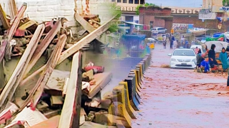 پنجاب میں بھی موسلا دھار بارش کا سلسلہ جاری