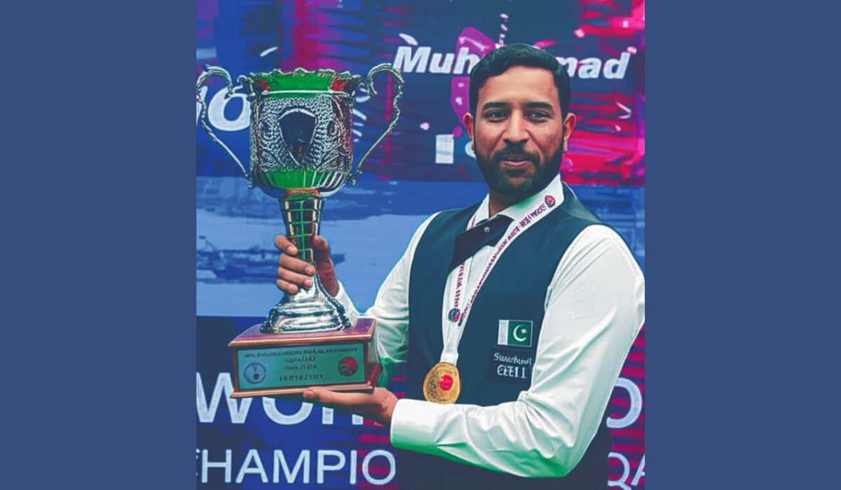 محمد آصف نے فائنل میں بھارتی کو شکست دیکر ورلڈ ٹائٹل جیت لیا