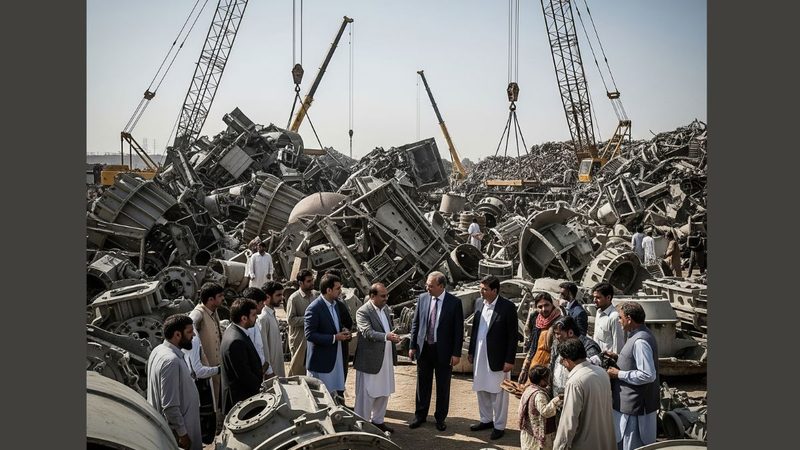 ناکارہ پاور پلانٹس کے ملبے کی کامیاب فروخت