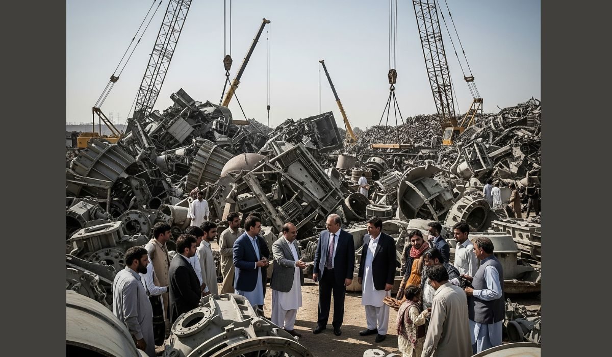 ناکارہ پاور پلانٹس کے ملبے کی کامیاب فروخت