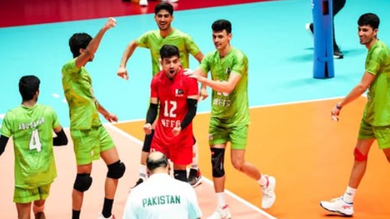 والی بال انڈر 19 ورلڈ چیمپئن شپ میں پاکستان کی کامیابیوں کا سلسلہ جاری