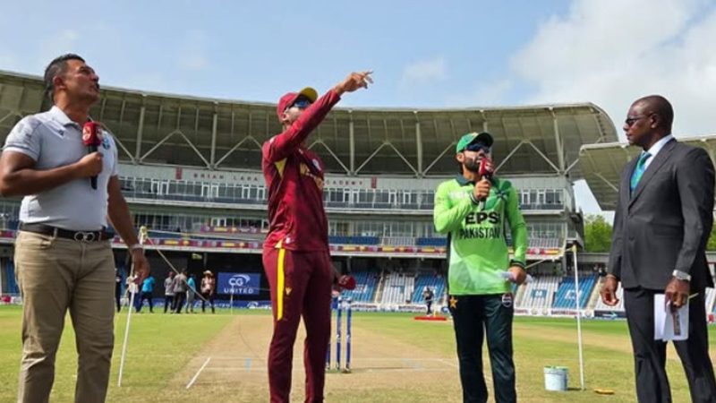 پاکستان کا ٹاس جیت کر پہلے فیلڈنگ کرنے کا فیصلہ