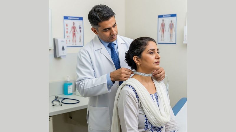 گردن کی پیمائش دل اور ذیابیطس کے خطرات بتاتی ہے