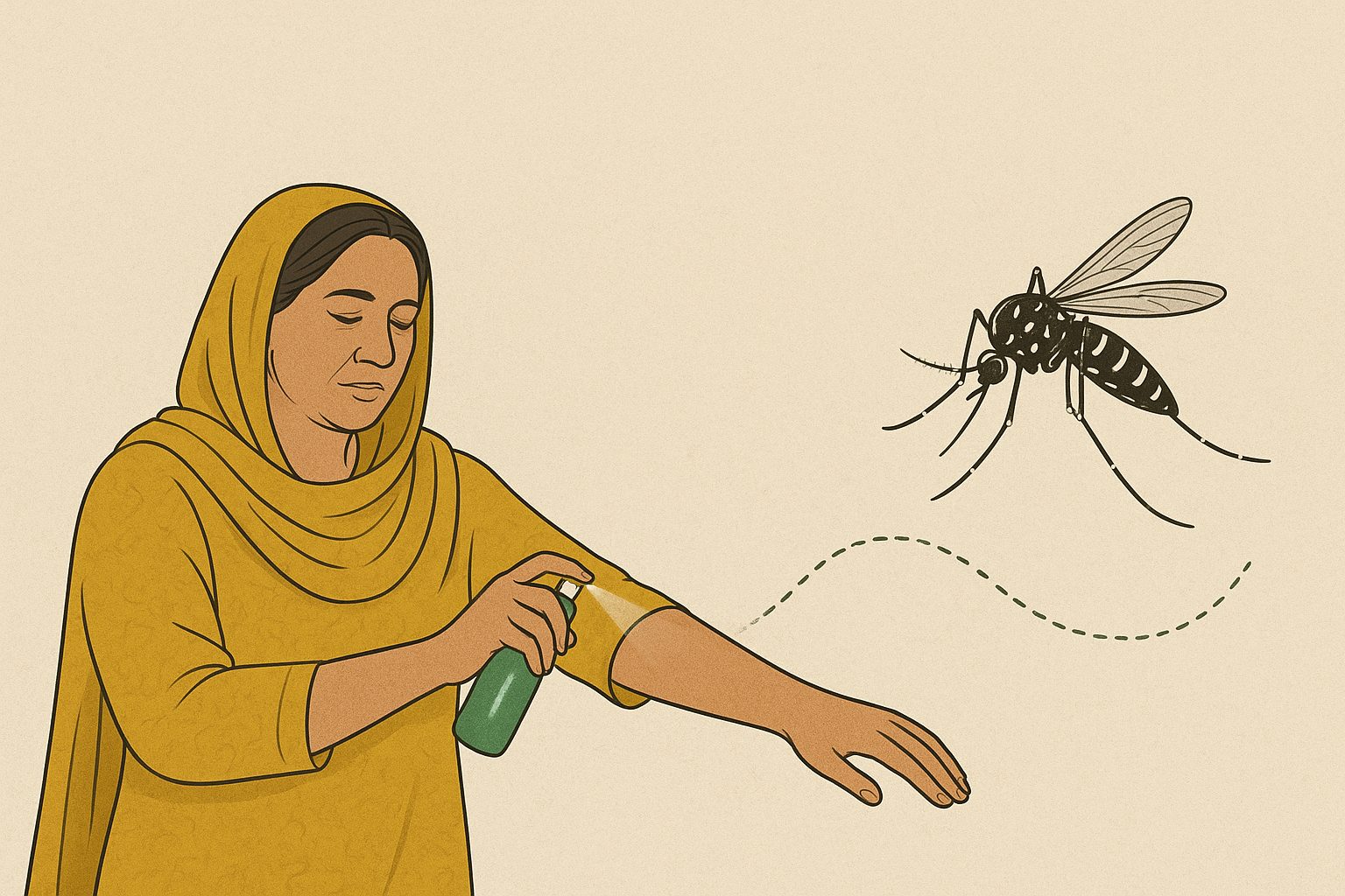 ڈینگی سے بچاؤ: مچھر کے کاٹنے سے حفاظت ضروری