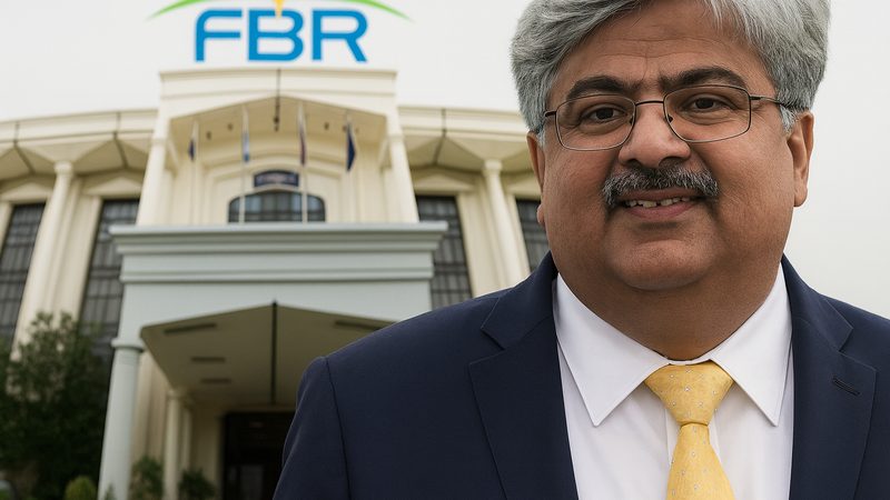 ایف بی آر ریٹائرمنٹ کلچر کی عکاسی کرتی تصویر جس میں ریٹائرڈ افسران اور پاکستان کی ٹیکس بیوروکریسی کے درمیان گردشی دروازہ دکھایا گیا ہے