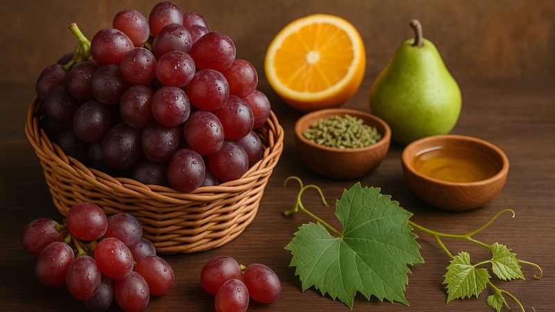انگور میں چھپے طبی فوائد: کینسر سے دل تک تحفظ