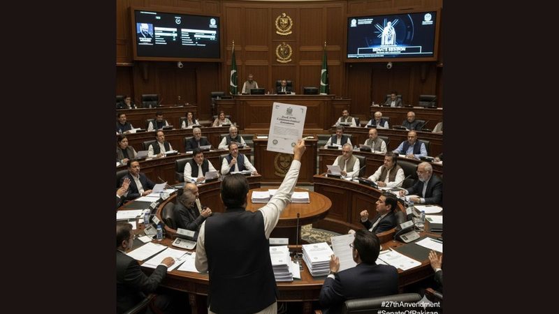 27 ویں آئینی ترمیم آج سینیٹ میں پیش