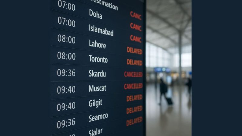 فلائٹ آپریشن متاثر، متعدد پروازیں منسوخ