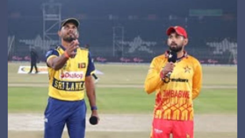 سری لنکا کا زمبابوے کے خلاف ٹاس جیت کر فیلڈنگ