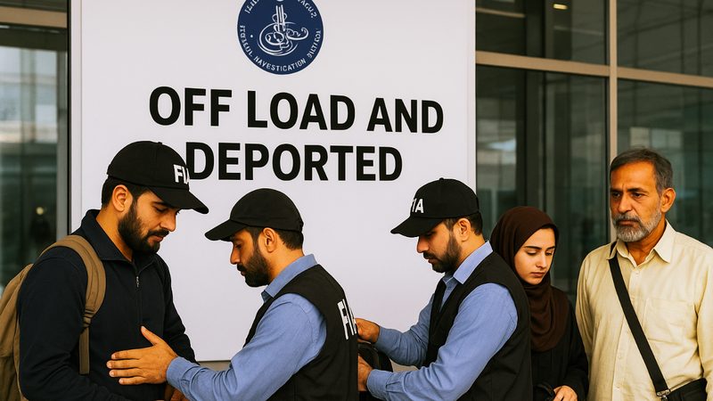 آف لوڈ اور ڈی پورٹ افراد کی تلاشی لازمی قرار