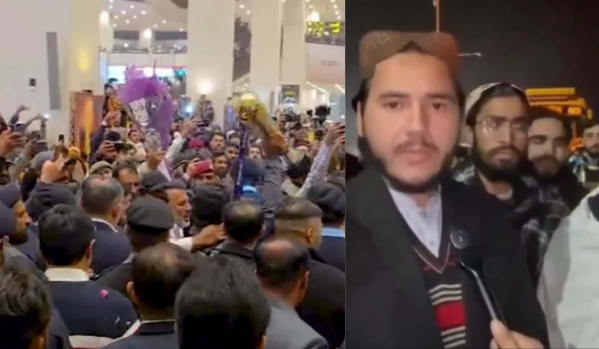 امام کعبہ کا مدرسہ طلبہ سے کرکٹ ٹیم کا استقبال