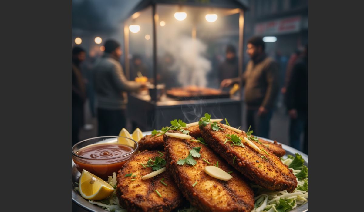 فوڈ اسٹریٹس میں سردی کی شدت...مچھلی کی لذت