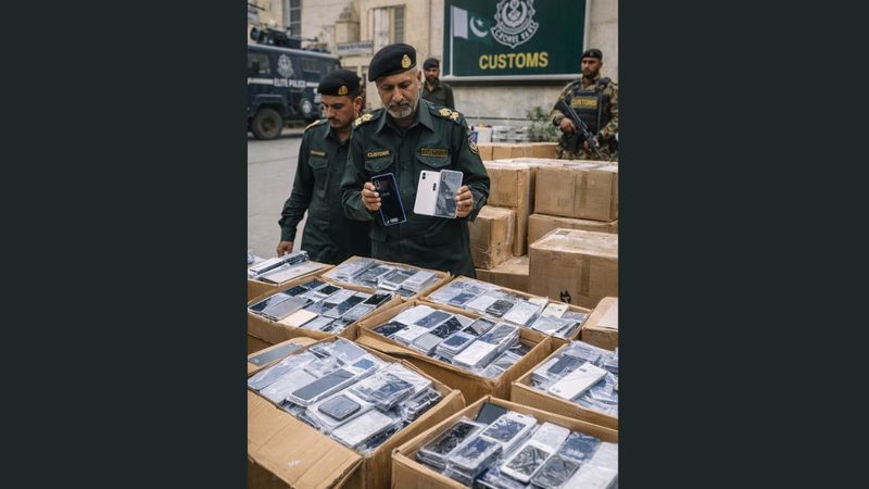 ایف بی آرکا اسمگل شدہ موبائل فونز ضبط