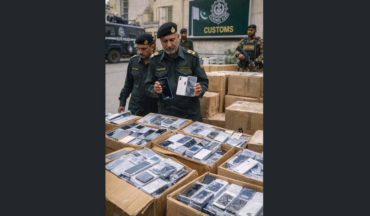 ایف بی آرکا اسمگل شدہ موبائل فونز ضبط
