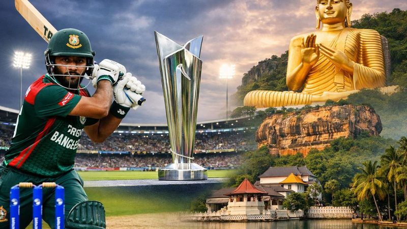 ٹی 20 ورلڈ کپ 2026: بنگلہ دیش کے میچز سری لنکا منتقل کرنے کا امکان
