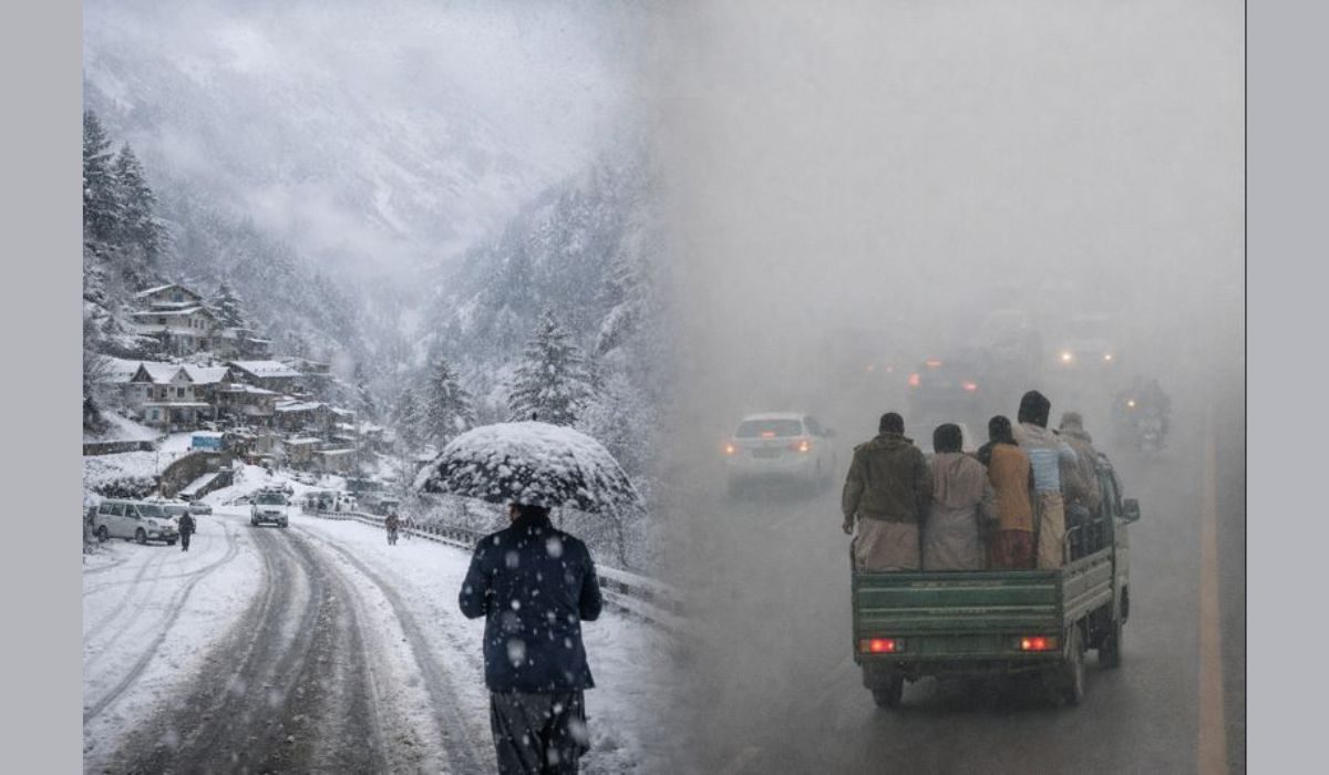 آج سے بالائی خیبر پختونخوا، گلگت بلتستان اور کشمیر میں بارش اور برفباری، پنجاب اور سندھ میں شدید دھند