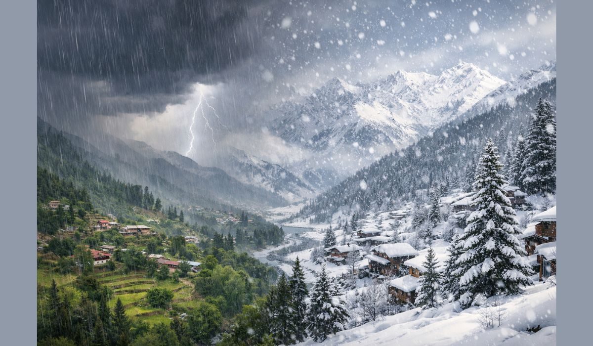 بارش اور برفباری کا سلسلہ جاری رہنے کا امکان