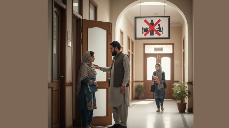 مرد اساتذہ کی طالبات سے ملاقات پر پابندی